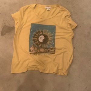 baggy vintage hippie sun tee shirt from tillys